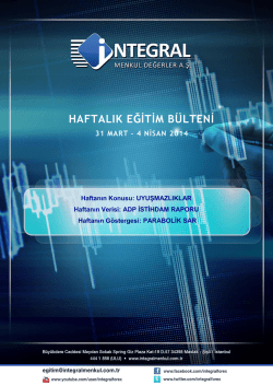 haftalık eğitim b&uuml;lteni