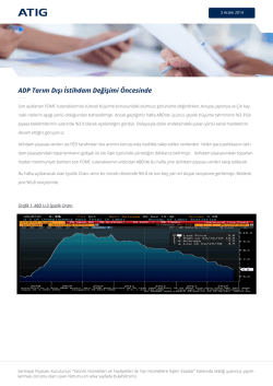 ADP Tarım Dışı İstihdam Değişimi Öncesinde