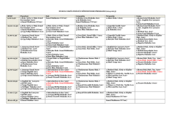 2014-2015 hukuk fak&uuml;ltesi ders programı (genel g&ouml;r&uuml;n&uuml;m)