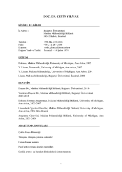 Ethan Frome - Boğaziçi Üniversitesi