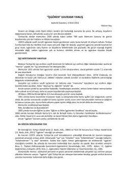 “işgören” kavramı yanlış