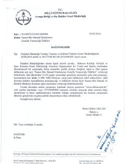 Nasser Bin Hamad Uluslararası Gen&ccedil;lik Yaratıcılığı &Ouml;d&uuml;lleri Ayrıntı.