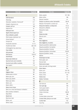 Alfabetik Katalog indeksi