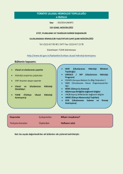 Mart 2014 Hidroloji B&uuml;lteni - Devlet Su İşleri Genel M&uuml;d&uuml;rl&uuml;ğ&uuml;