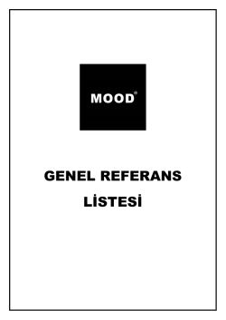 GENEL REFERANS LİSTESİ