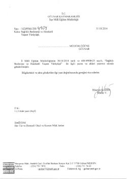 İl&ccedil;e Milli Eğitim M&uuml;d&uuml;rl&uuml;ğ&uuml; Yazısı - G&uuml;lnar İl&ccedil;e Milli Eğitim M&uuml;d&uuml;rl&uuml;ğ&uuml;