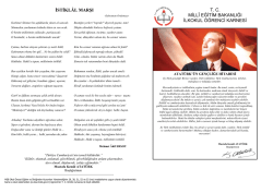 istiklâl marşı tc millî eğitim bakanlığı ilkokul öğrenci karnesi