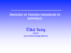 Prof. Dr. ÜlküYetis_Sunum - Ankara Üniversitesi Su Yönetimi Enstitüsü