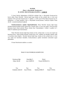 İmar ve Bayındırlık Komisyonu