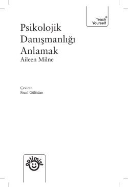 Psikolojik Danışmanlığı Anlamak