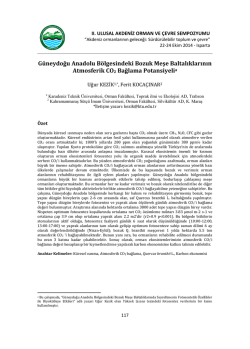 G&uuml;neydoğu Anadolu B&ouml;lgesindeki Bozuk Meşe