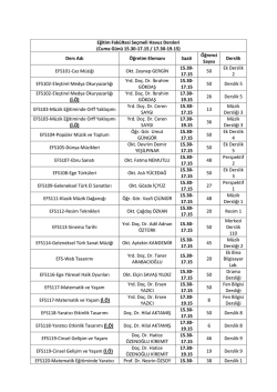 Se&ccedil;meli Havuz Dersleri