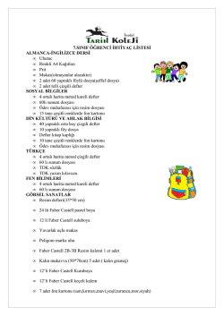 7.Sınıf 2014 - Tarih Koleji
