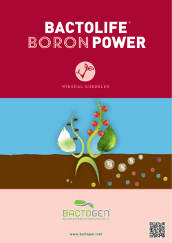 Katalog İndir - Bactogen Biyoteknolojik Ürünler