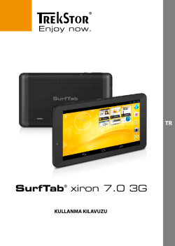 SurfTab&reg; xiron 7.0 3G