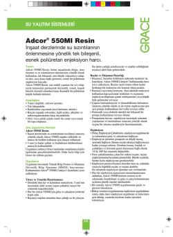 adcor 550 mı resın