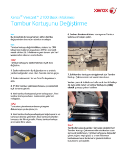 Tambur Kartuşunu Değiştirme - Xerox Support and Drivers