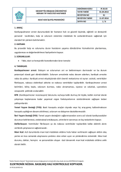 MAVI KOD PROSED &Uuml;R&Uuml; - Meram Tıp Fak&uuml;ltesi