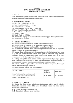 Hava motoru ve el kumandası teknik şartnamesi _142207