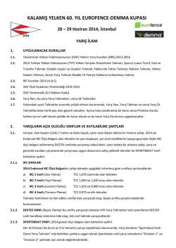 KALAMIŞ YELKEN 60. YIL EUROFENCE