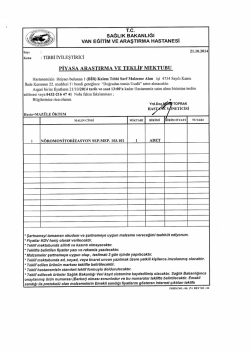 T.c. V _ _sAĞLıK BAKANLIĞI vAN EGITIM vE