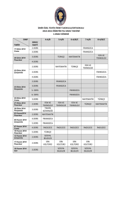 izmir &ouml;zel tevfik fikret ilkokulu/ortaokulu 2014