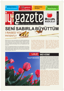 Sayı 6 - Bilim Koleji