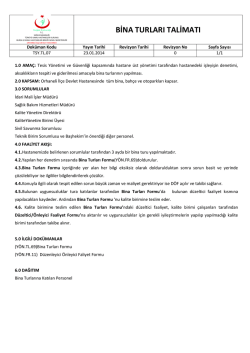bina turları talimatı - Orhaneli Devlet Hastanesi
