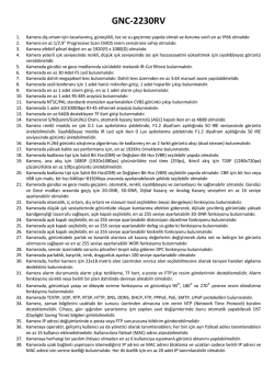 GNC-2230RV Şartname