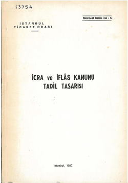 iCRA ve iFLAS KANUNU