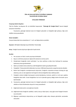 Katılım Koşulları - &Ouml;zel Arı Okulları