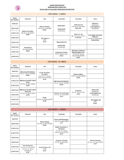Metalurji ve Malzeme M&uuml;hendisliği 2014-2015