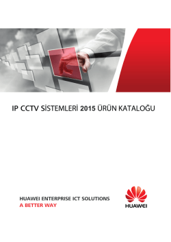 Huawei IP CCTV Ürün Kataloğu