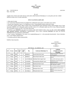16/05/2014 1 İ-Hatip DHS 4 D MERKEZ 2 İ