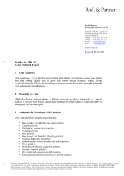Sirk&uuml;ler No: 2014 / 61