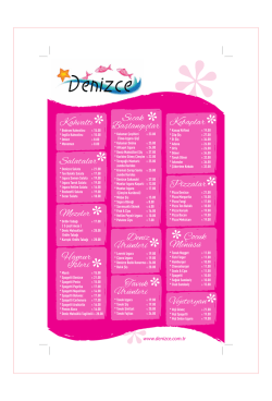 Kahvaltı Salatalar Sıcak Baslangıçlar Mezeler Hamur Isleri Kebaplar