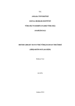 Dosyayı İndir - Ankara Üniversitesi Açık Erişim Sistemi