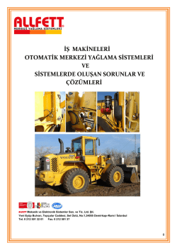 iş makineleri otomatik merkezi yağlama sistemleri ve