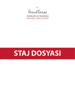 l&uuml;tfen indiriniz.. - Faruk Sara&ccedil; Tasarım Meslek Y&uuml;ksekokulu