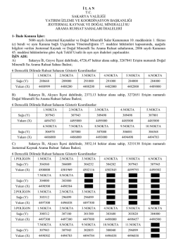 i lan tc sakarya valiliği yatırım izleme ve koordinasyon başkanlığı