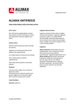 allmax antıfreeze - Allmax Yapı Kimyasalları