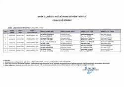 3.arsin n&ouml;bet listesi