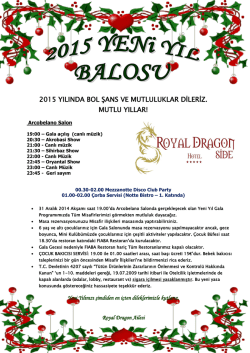 SILVESTERABEND PROGRAMM