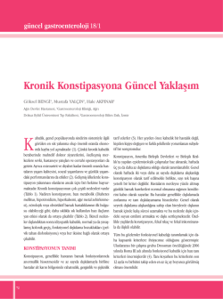 Makale PDF - G&uuml;ncel Gastroenteroloji