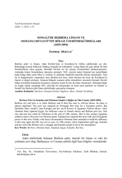 Durmuş Akalın* Giriş A