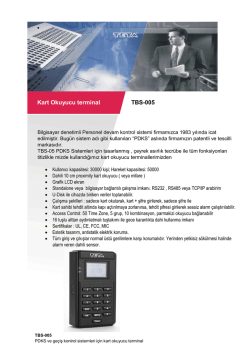 PDF İndir - Teta Elektronik A.Ş.