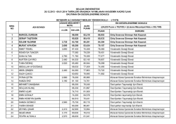 Tarih - Sel&ccedil;uk &Uuml;niversitesi