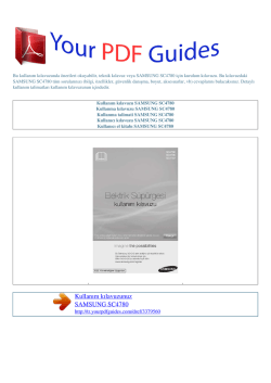 Kullanma talimati SAMSUNG SC4780