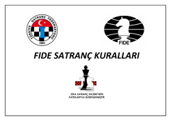 fıde satran&ccedil; kuralları 2014