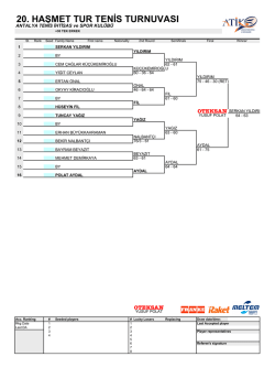 30+ - Antalya Tenis İhtisas ve Spor Kul&uuml;b&uuml;
